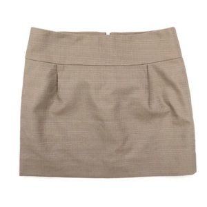 J Crew Textured Cotton Mini Skirt